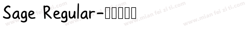 Sage Regular字体转换